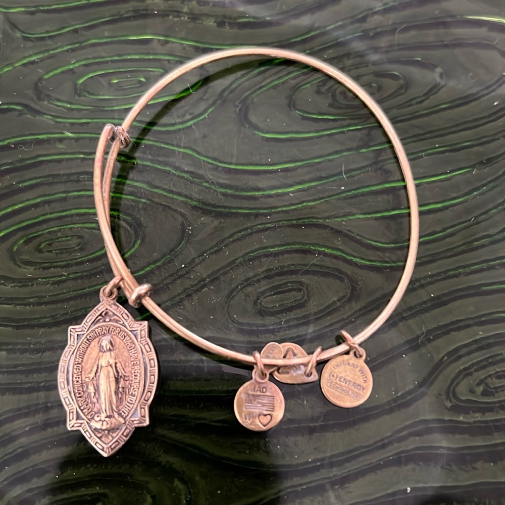 Alex and Ani Bracelet OMary Conceived Without Sin Pray For Us Who Have Recourse